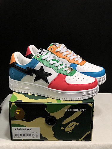 BAPE STA Ape Human head low-top fashion trend shoes men's shoes 36-45 yards-c1c1d136